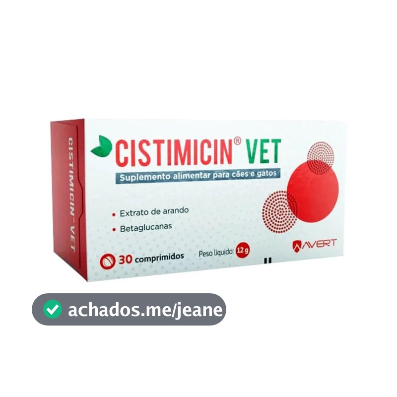 Cistimicin Vet - Suplemento Alimentar Para Cães E Gatos