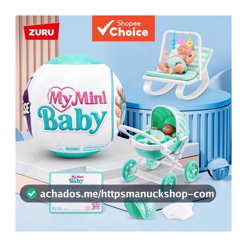 Zuru My Mini Baby Surprise Dolls Set Unboxing Caixa Cega Com Faixa De Unicórnio E Carrinho De Bolinhas