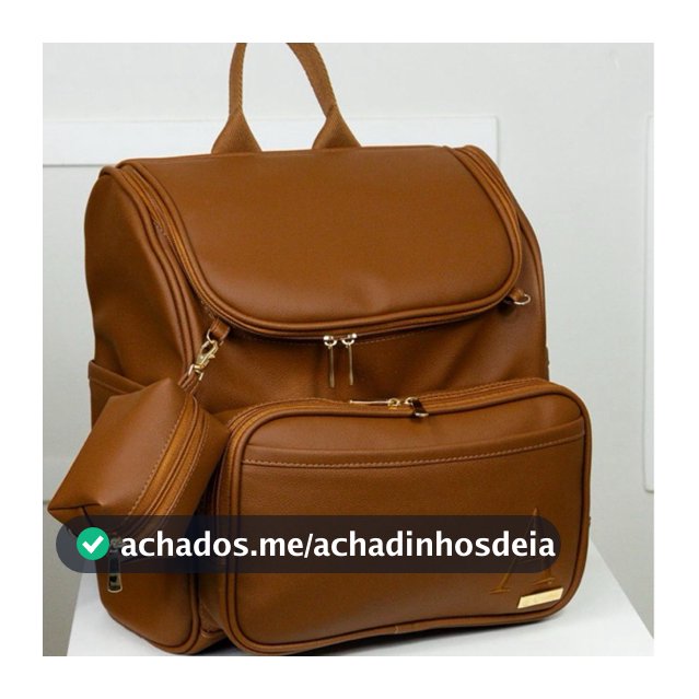 Mochila maternidade com porta chupeta Mamãe e Bebê Personalizada