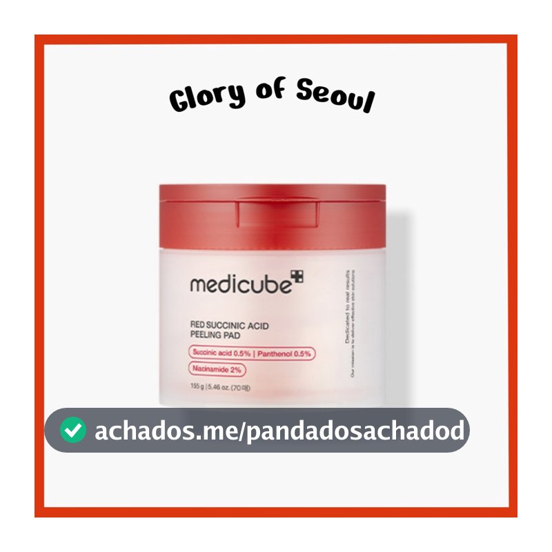MEDICUBE Red Succinic Acid Peeling Pad, 155g (70 sheets)