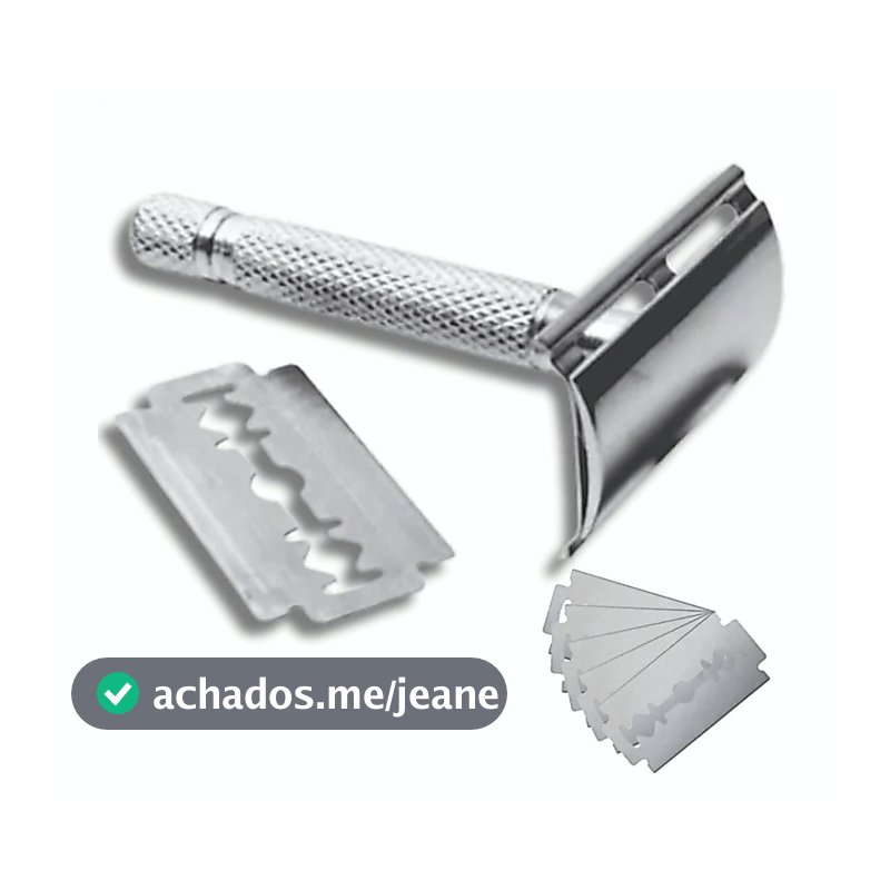 Aparelho de Barbear Articulado Clássico Retrô Antigo Para Barbeador >>>  LAMINA DE BRINDE<<<