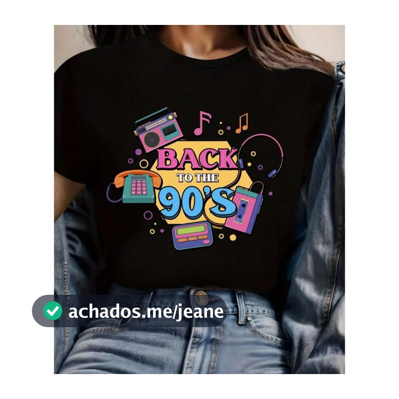 [Camiseta Premium em Algodão Puro]SISI Camiseta Blusa Feminina Camiseta Anos 90 back Retro Musica Tendencia Algodão Over