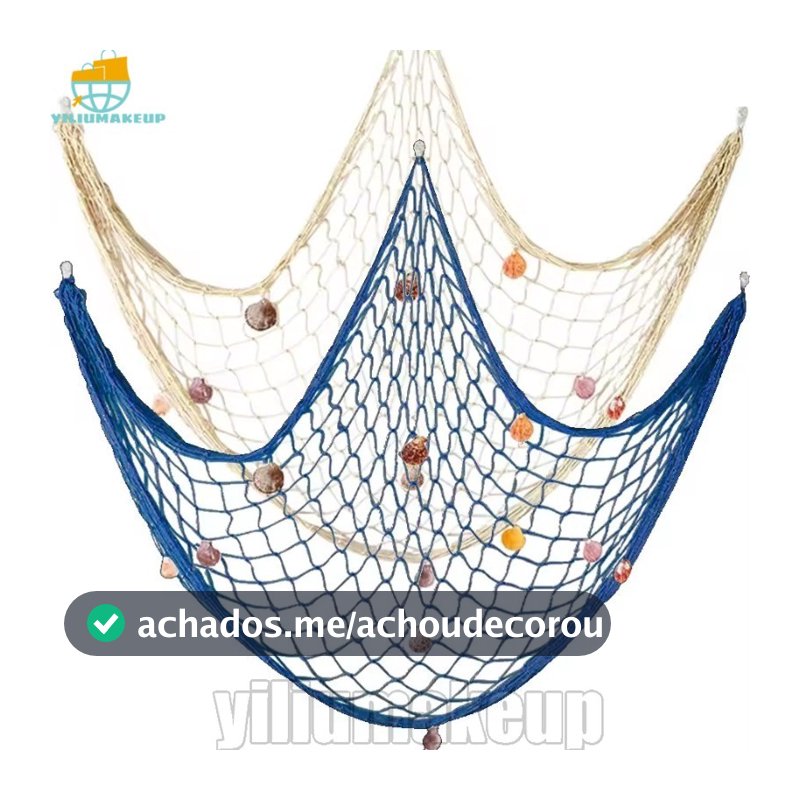 [Quick] Decoração De Suspensão De Parede De Rede De Pesca-Casa De Quarto Adesivos De Mar Mediter-Para Exibição De Fotos-