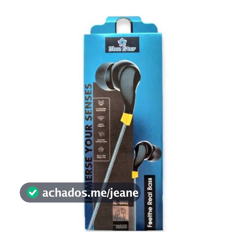 Kit 2 Fone de Ouvido Extra Bass com Microfone P2 RL-0942