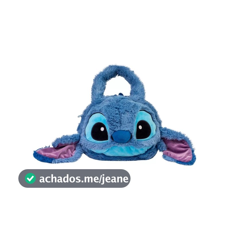 Bolsa De Mão Plush Stitch Disney - ZonaCriativa
