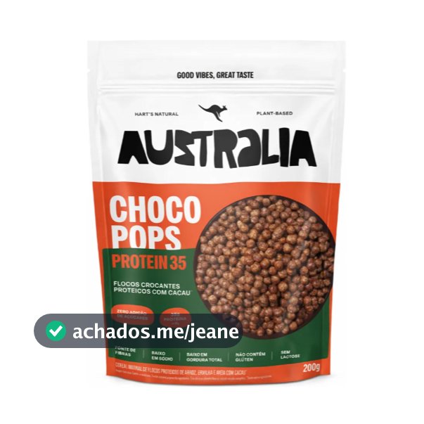 Chocopops Protein 35 Austrália - Hart's Natural Proteico