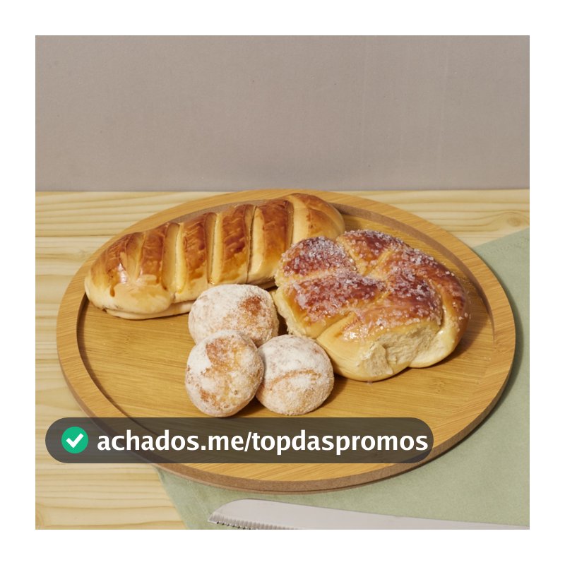 Gamela Petisqueira Mdf Estilo Bambu para Servir Petiscos com 30x30cm formato Redonda para Frios