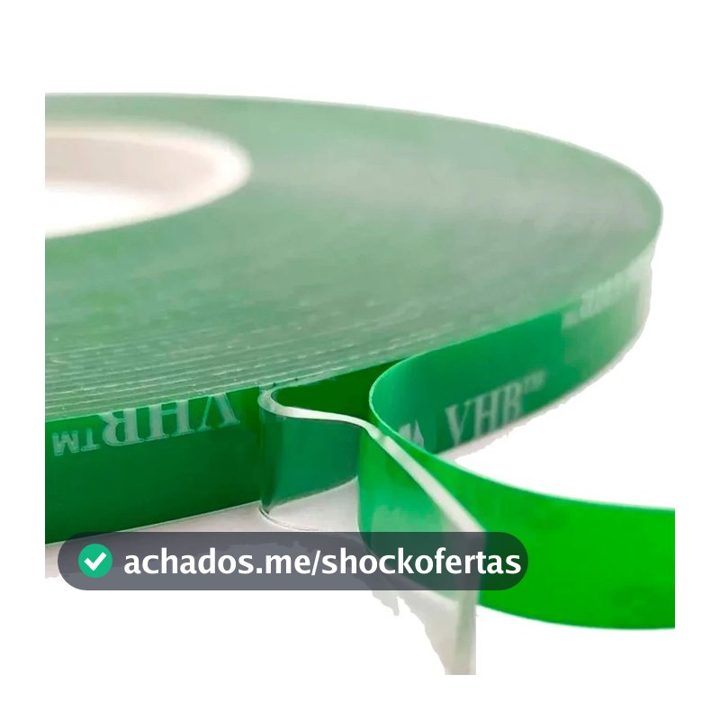 Fita Dupla Face Extra Forte Silicone Adesiva Cola Parede Objeto Rolo e Cartela