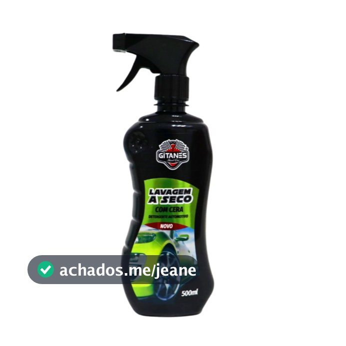 Lava a Seco - Lavagem Ecológica Com Cera Gitanes 500 ml Produto Automotivo