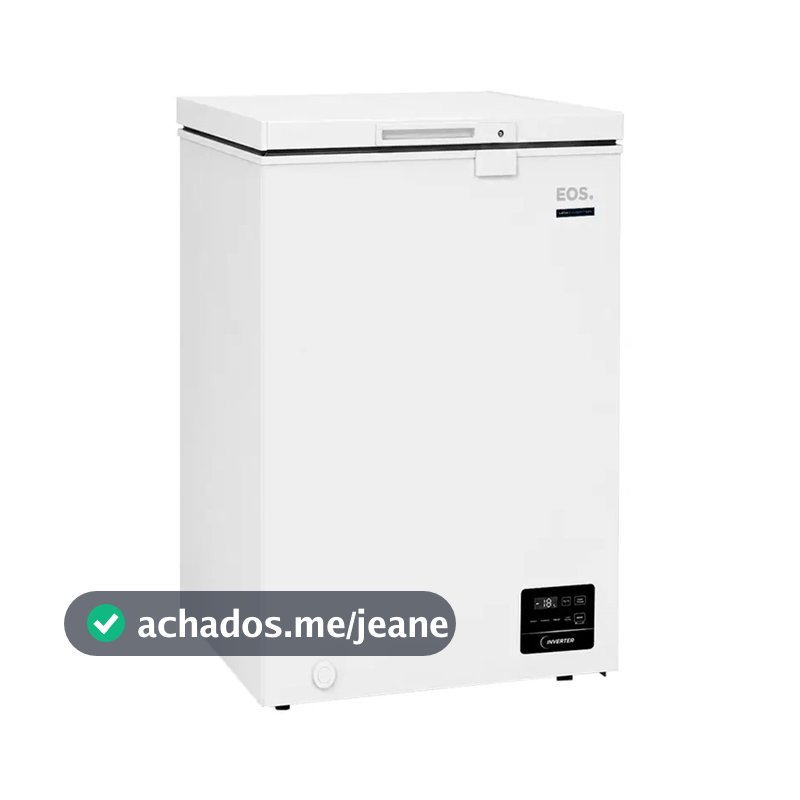 Freezer EFH101IDX 110 Litros 1 Porta Horizontal Degelo Manual Inverter EOS