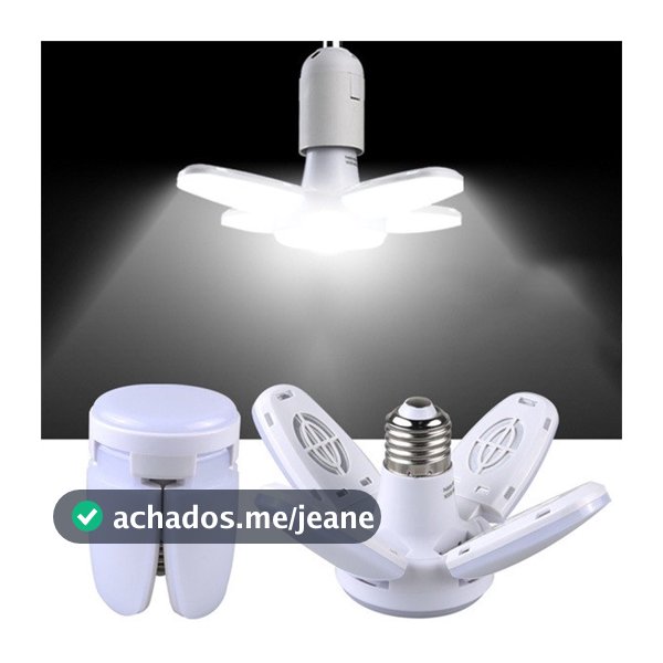 Luminária De Teto Dobrável Lâmpada De Pétalas 6000K 28w Para Quarto / Sala De Estar / Casa  / E27 Mini Luz De Folhas