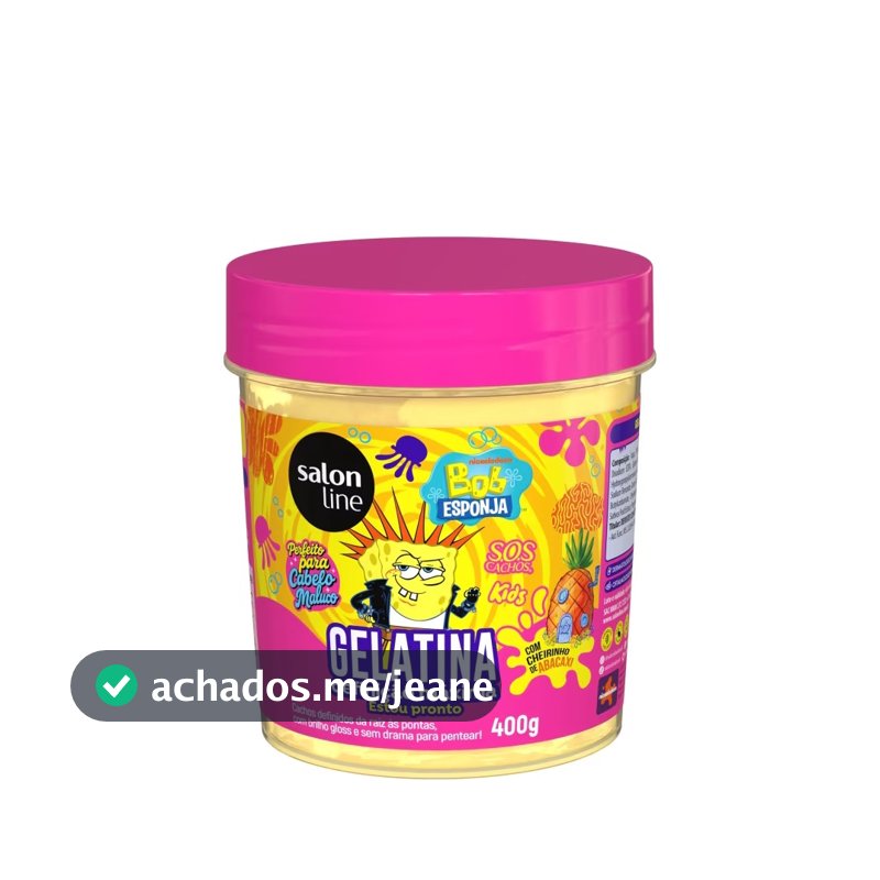 Gelatina Bob Esponja SOS Cachos Kids 400g