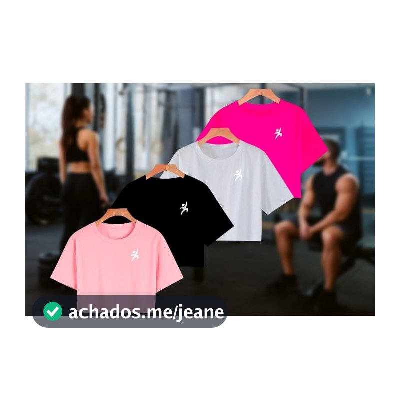 CROPPED FEMININA DRY FIT SPORTIVA