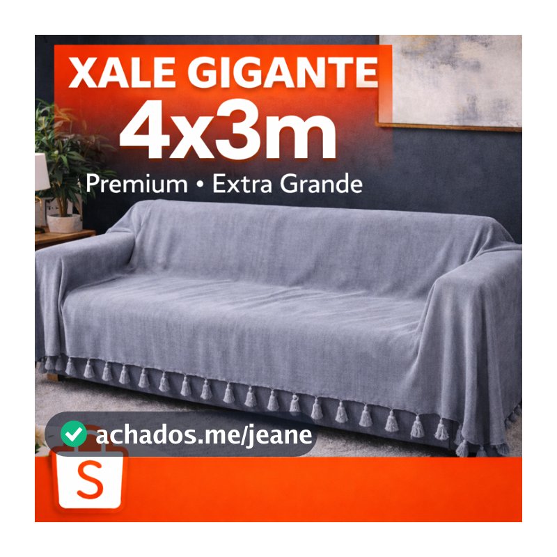 Manta Para Sofá Gigante 4x3 Cobre Sofá Inteiro Xale Jacquard
