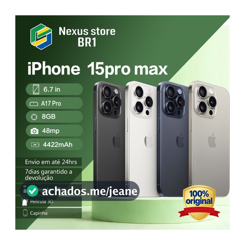 Apple iPhone 15 Pro Max 128/ 256GB Original Com  VITRINE
