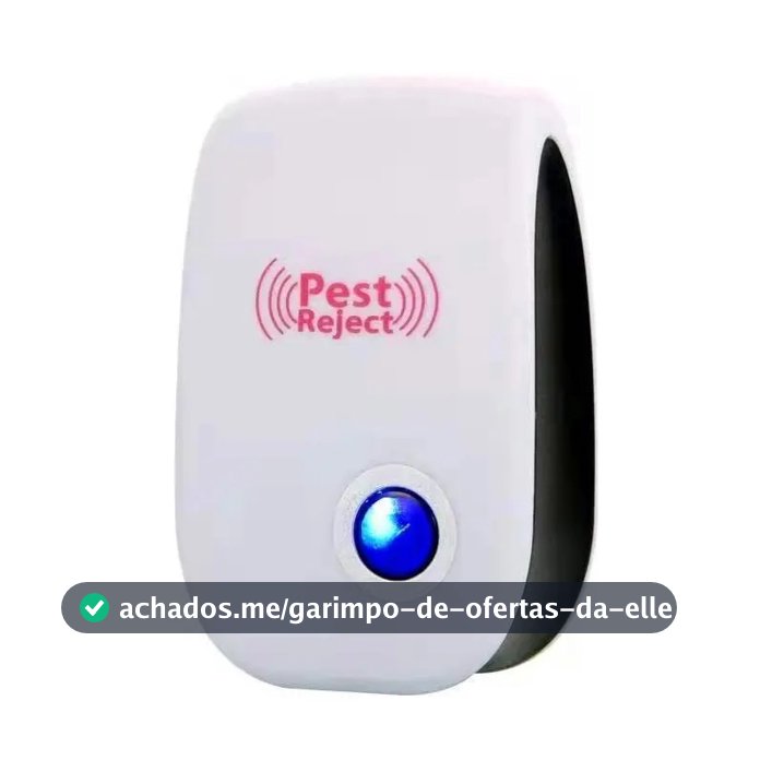 Repelente Eletrônico Ultrassônico Bivolt Para Ambientes Internos