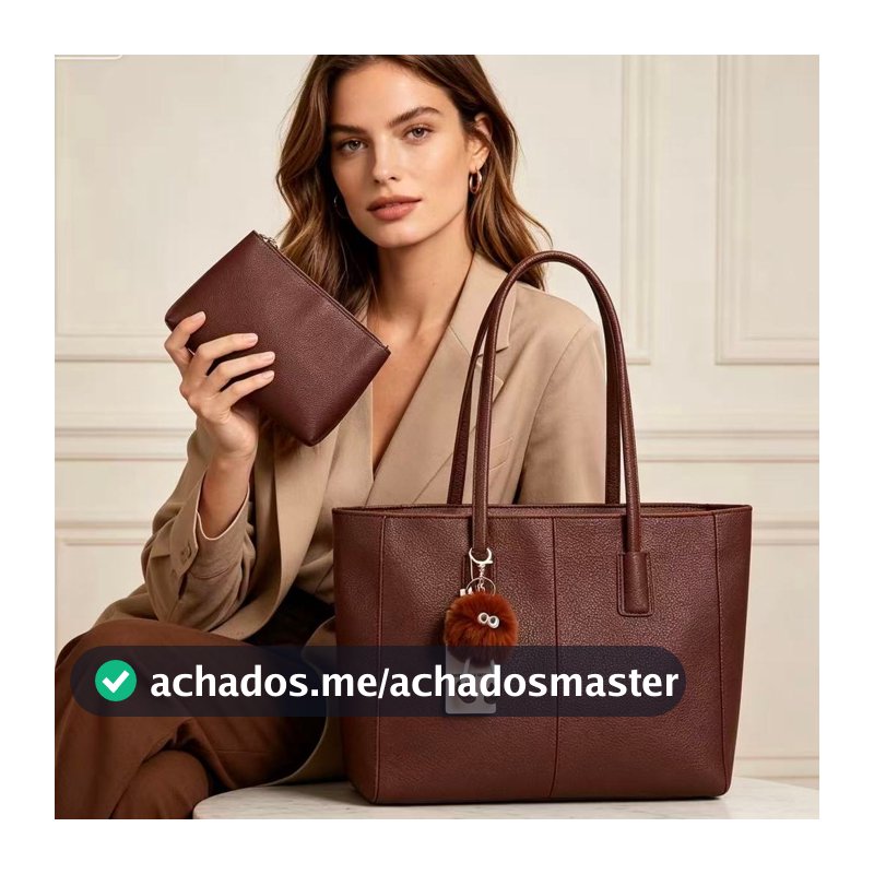 TOMI MITO Kit de Bolsa Transversal Tiracolo Feminina Com Alça Lateral Faixa de Mão De Couro B758