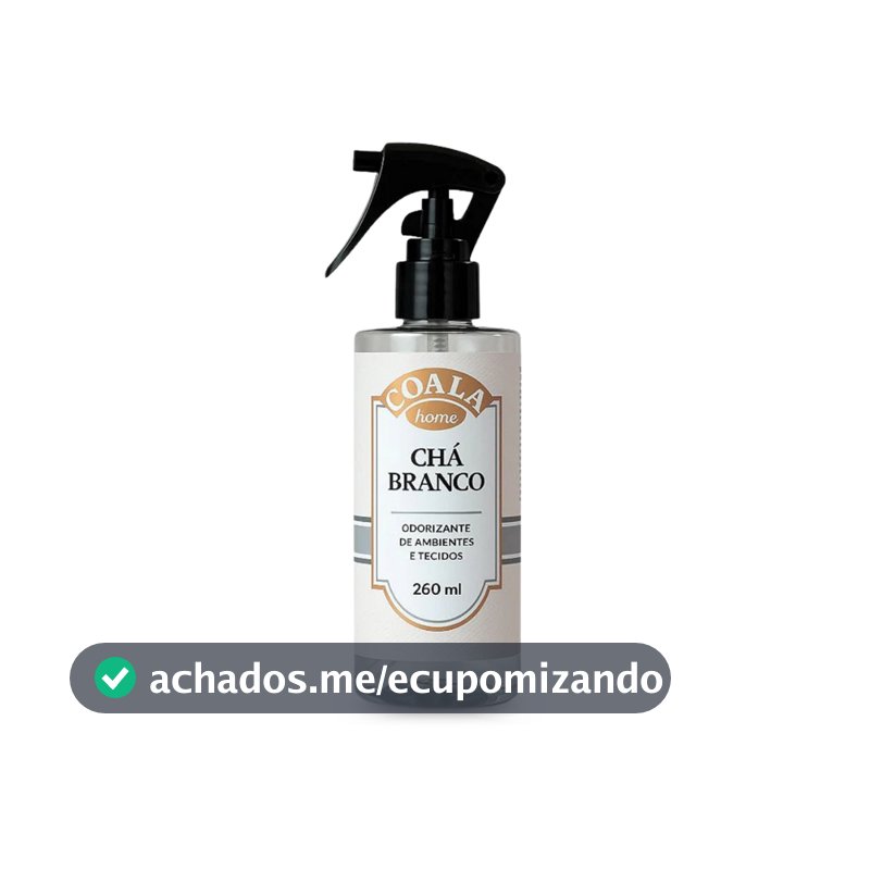 Odorizante de Ambientes e Tecidos Chá Branco 260ml Coala