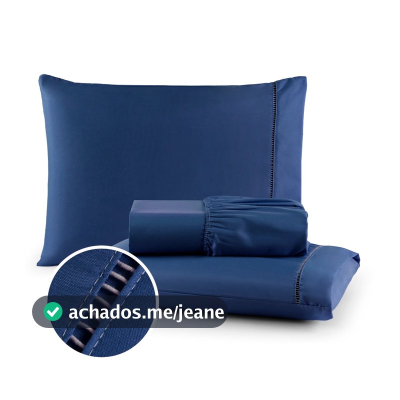 Lencol Micropercal 400 Fios Jogo De Cama Casal Queen King 03 Peças Solteiro e Berço 2 Peças