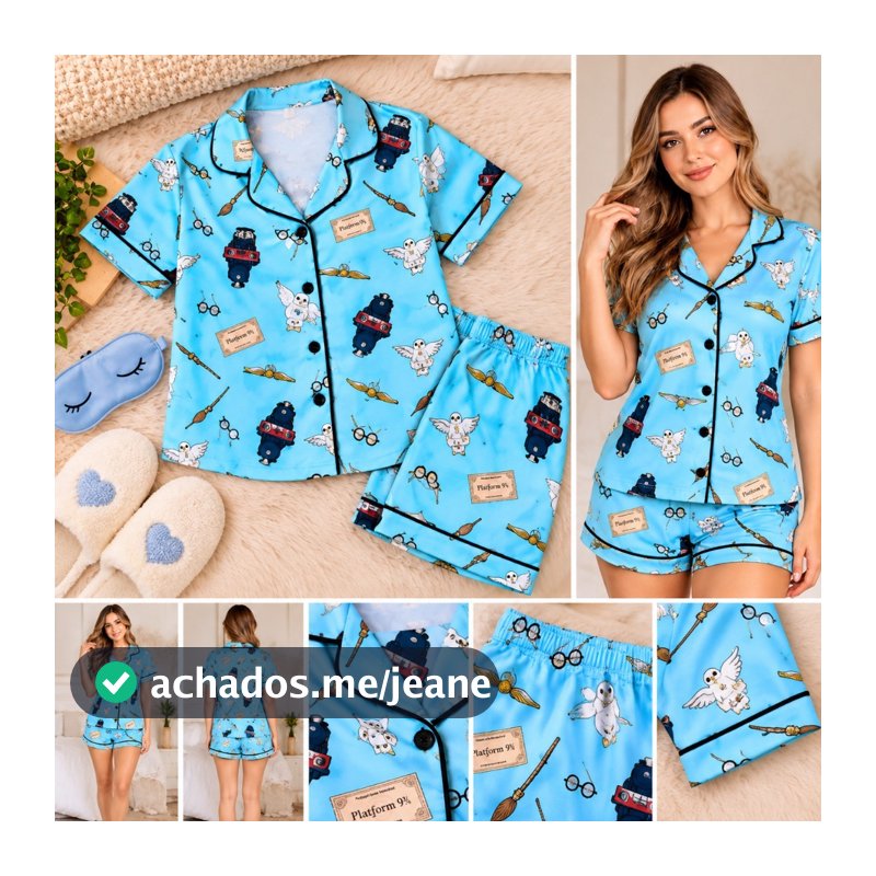 PIJAMA AMERICANO PIJAMA HARRY POTTER PIJAMA PERSONAGENS