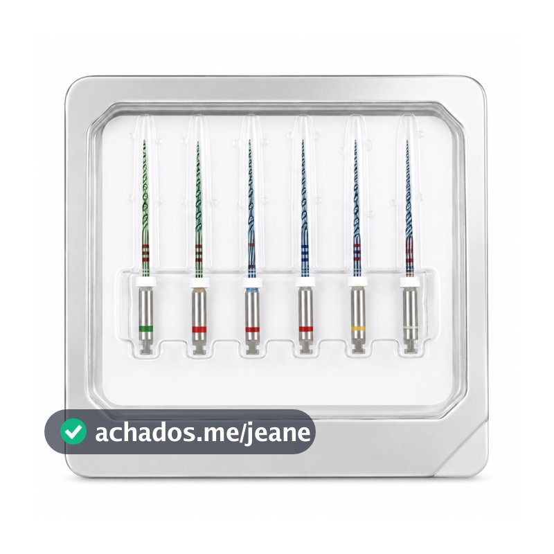 Limas Endodônticas Rotatórias – KIT 6 unidades