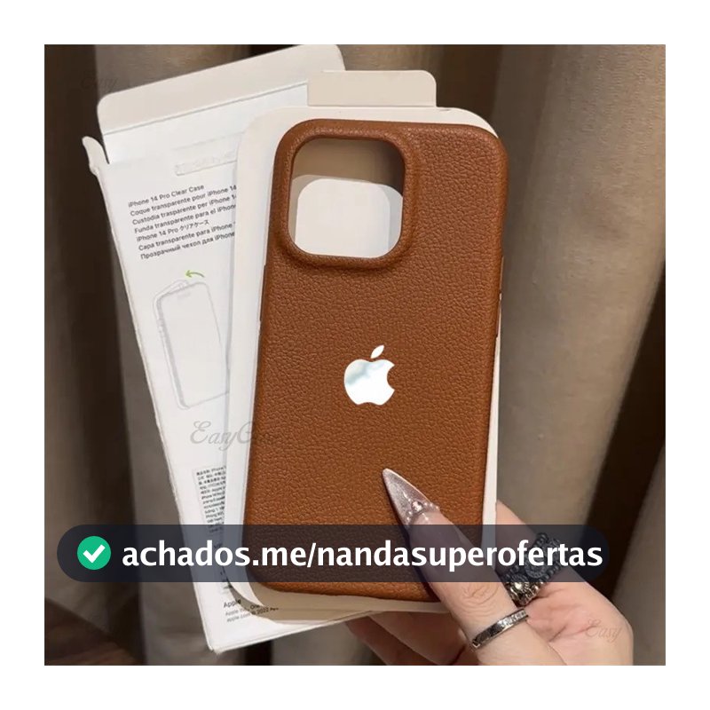 Capa De Telefone De Couro Impresso kri Simplificada Para iPhone 17 16 15 14 13 12 11 Pro Max Plus TPU Macio Anti-Queda