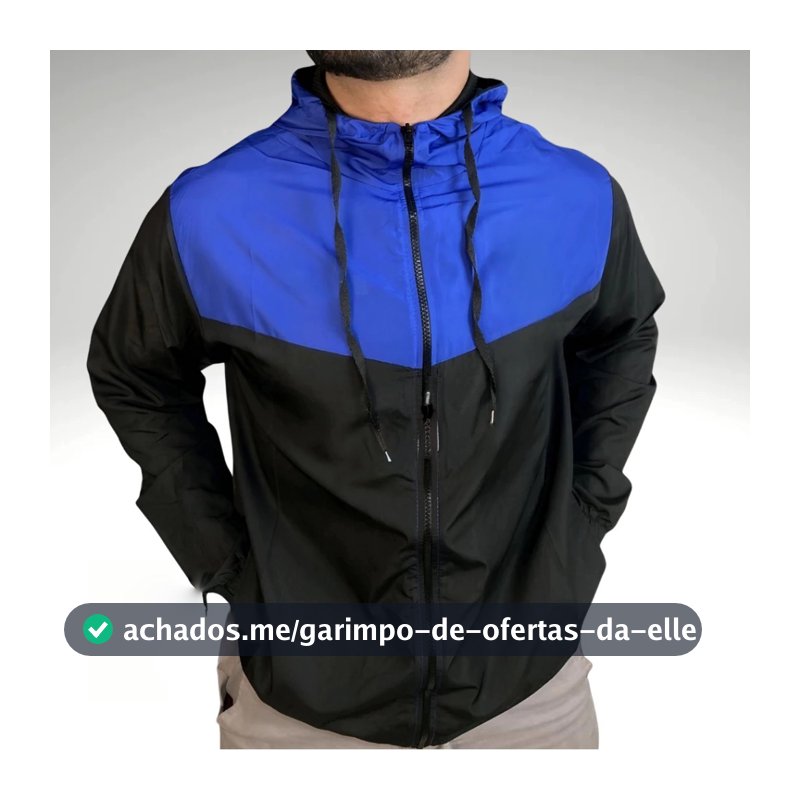 Corta Vento Masculino Academia Esporte Treino Semi Forrado