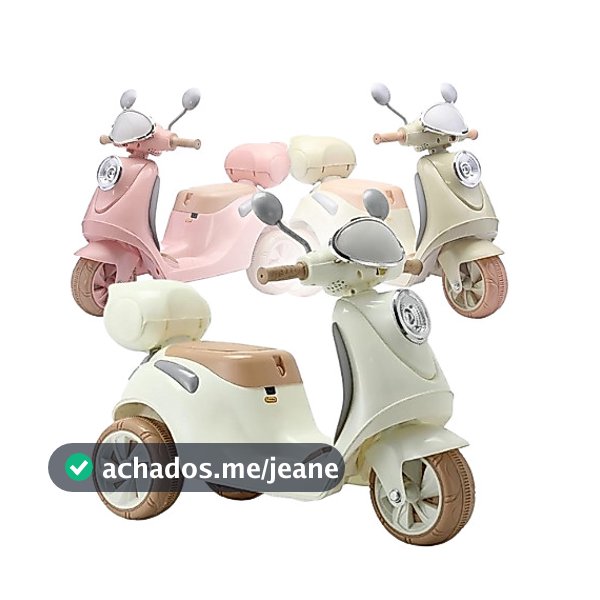 Mini Moto Elétrica Infantil Scooter Bella T3 6V Com Luz e Som - Bang Toys