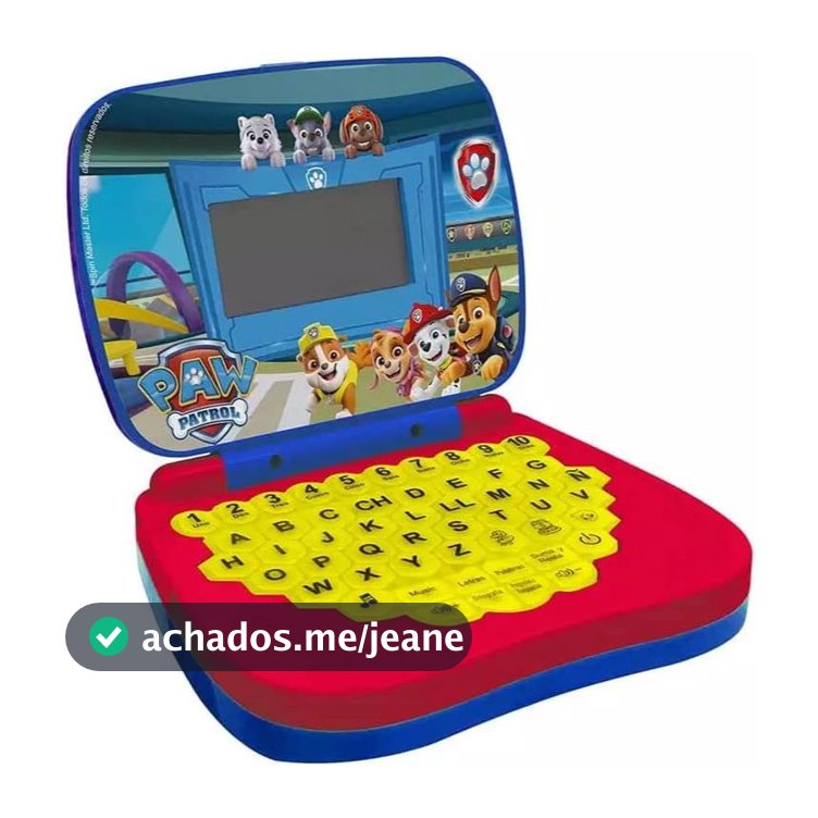 Laptop Infantil Bilíngue 6 Atividades Candide Aprenda Brincando Brinquedos