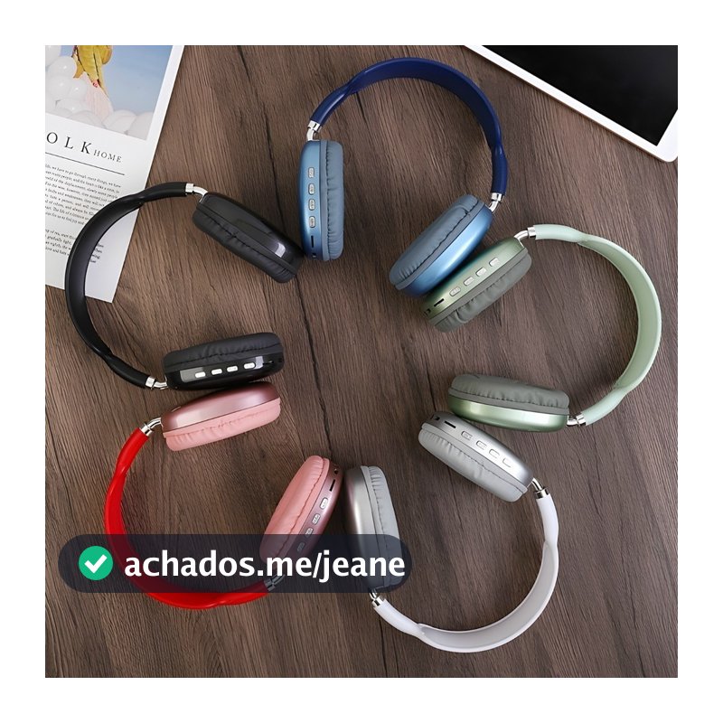 Fone De Ouvido Sem Fio Bluetooth  P9 Top Headphone