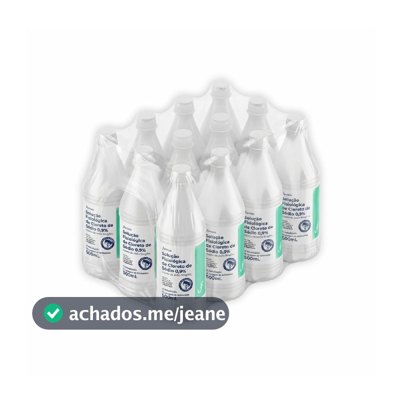 Soro Fisiológico 0,9% - 12 Unidades - Farmax