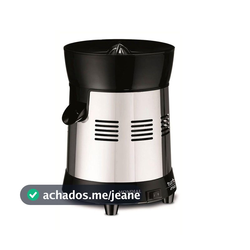 Extrator De Sucos Mondial Turbo Premium E-10 Extrator Preto Inox Bivolt