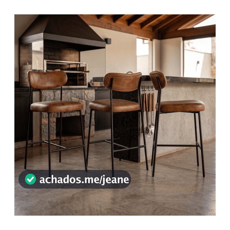Kit 3 Banquetas Savana Restaurante Lanchonete Hamburgueria Pizzaria Pastelaria Comercial Industrial Aço Preto Robusta