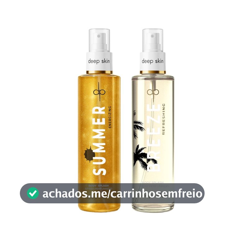 Kit Summer Vibes Deep Skin – Body Splash Summer Energizante + Breeze Refrescante