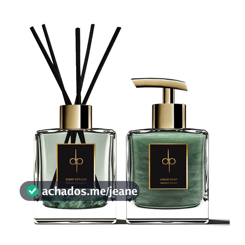 Kit Lavabo Emerald(Esmeralda) Vitalidade –Aromatizadores 100ml | Presente e Decoração | Di Piettro