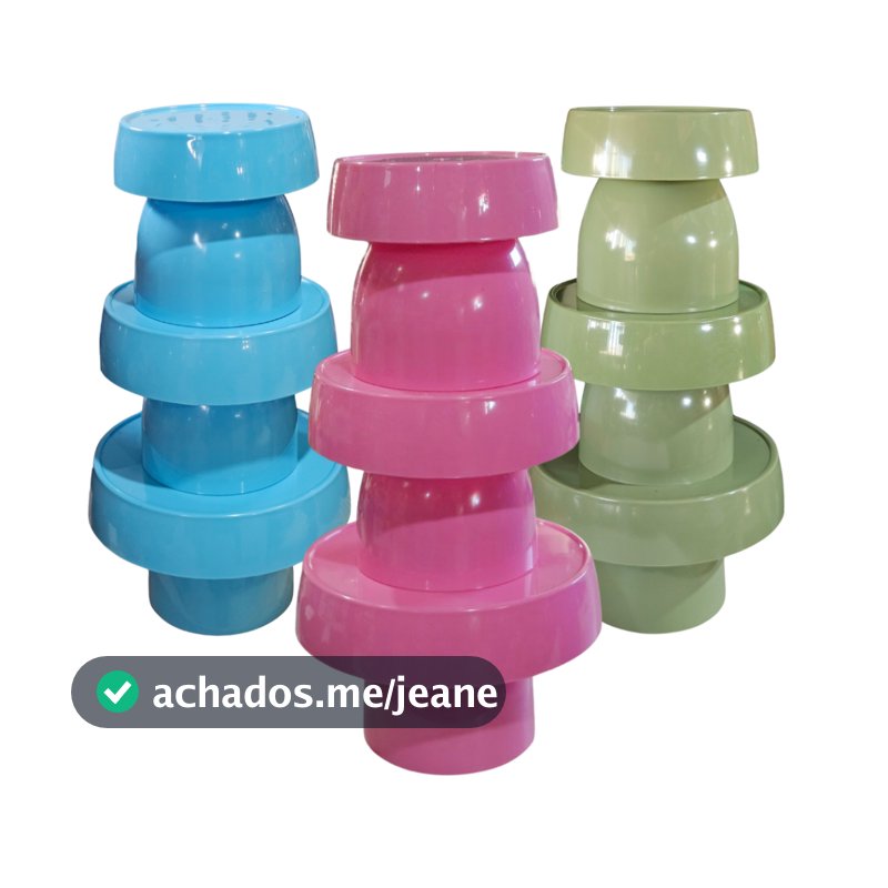 Kit 3 Boleiras de Plástico – Elegância e Praticidade para sua Mesa