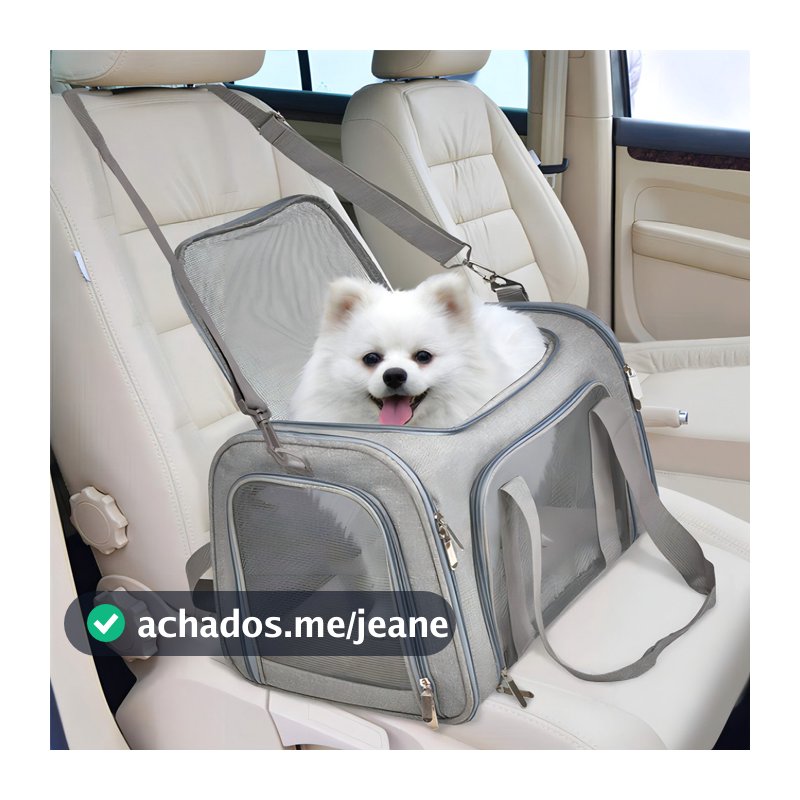 Bolsa De Viajem Para Transporte Pet Para Cães E Gatos Avião--A1711（（tamanho412525）