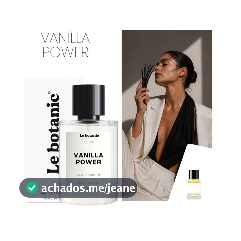 Perfume Vanilla Power - Le botanic - EDP - Alta Fixação