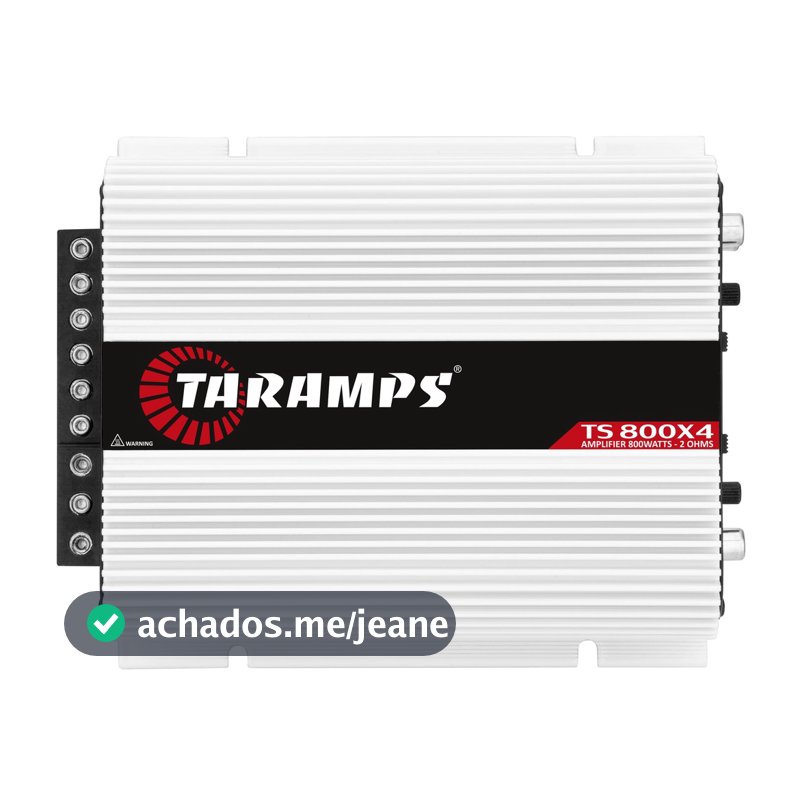 Modulo Amplificador Taramps Ts800 800w Rms 4 Canais 2 Ohms