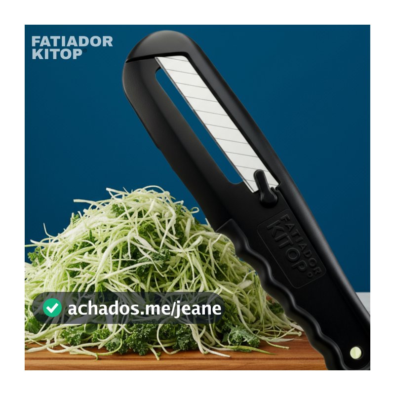 Fatiador Couve Legumes Cortador Kitop Prático Picador Fino