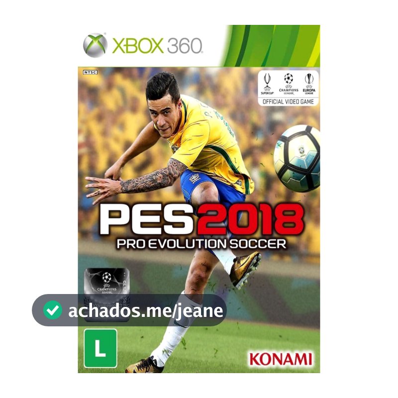 pes 2018 pro evolution soccer xbox 360 - MIDIA FÍSICA