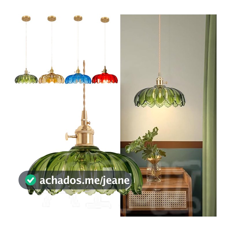 Pendente Luminaria Teto Aplicável À Sala De Jantar Sala De Estar Quarto Corredor Luminária Pendente Vidro Lampu Gantung