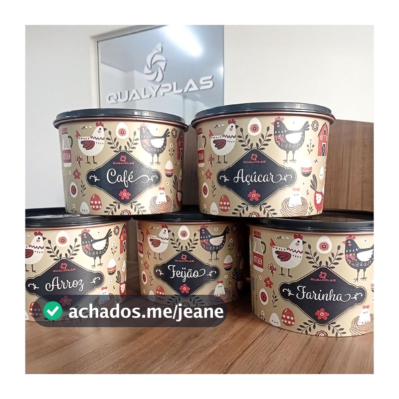 Pote mantimento PREMIUM galinha organização cozinha armários