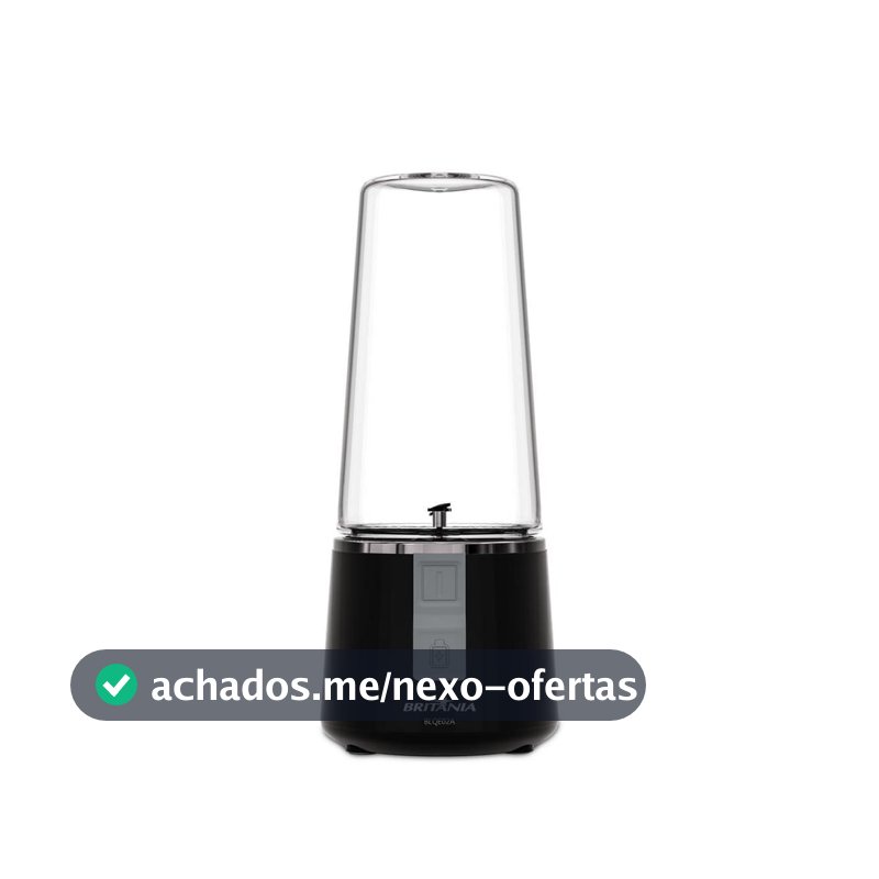 Liquidificador Portátil Britânia 300ml 50W USB BLQE02A