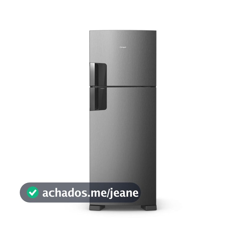Geladeira Frost Free Duplex Consul 455 Litros cor Inox - CRM53MK