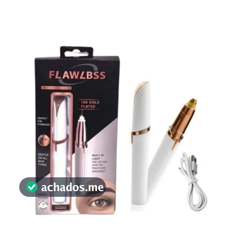 Caneta Depiladora Para Sobrancelhas,Nariz, Buçu, Elétrica Recarregável USB