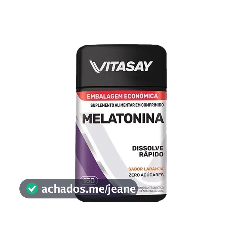 Melatonina Vitasay Sabor Laranja 150 Comprimidos