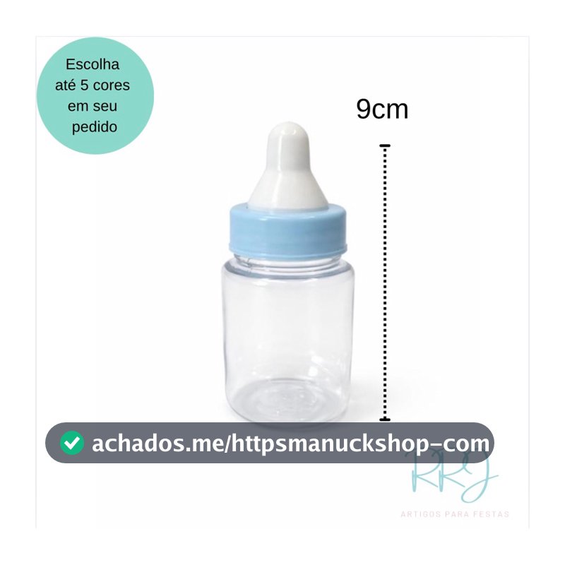 50 uni mini mamadeira para lembrancinhas chá de bebê e chá revelação / lembrancinha chá revelação