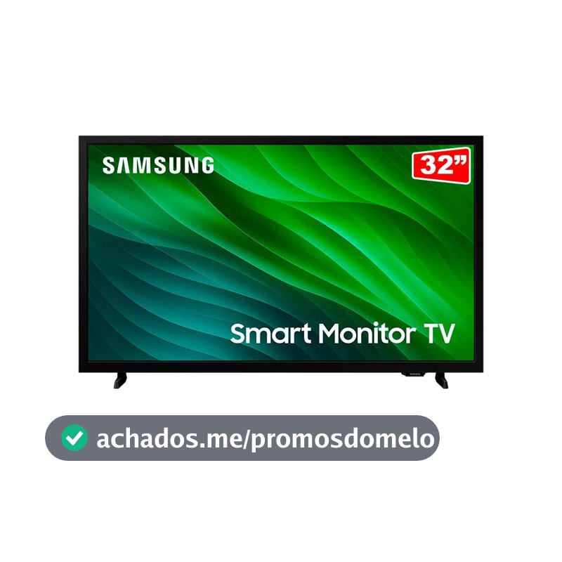 Smart TV Samsung 32" HD Tizen HDR Wi-Fi HDMI Bivolt Preta