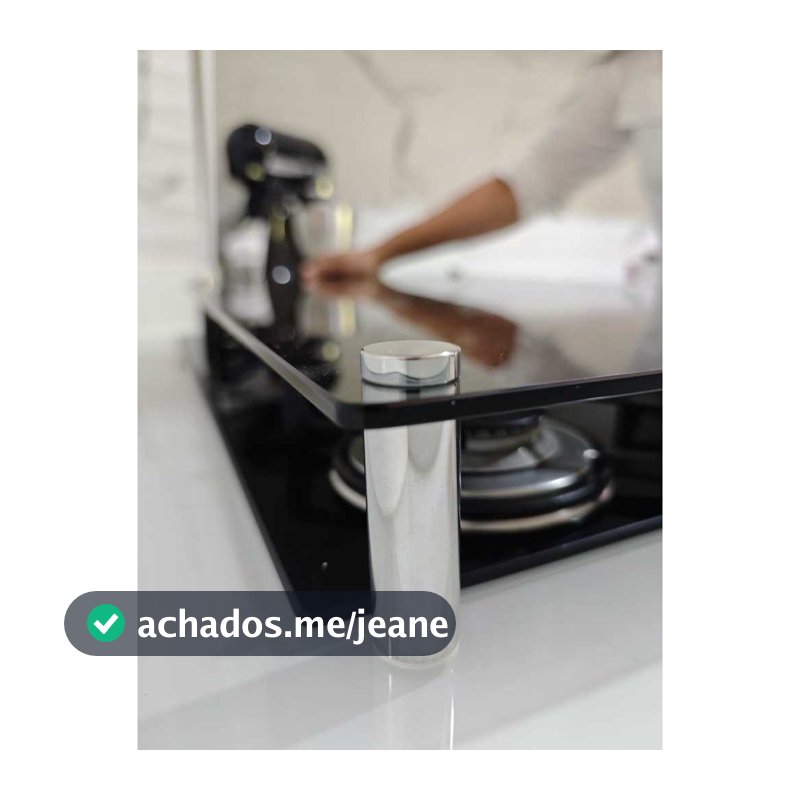 Tampa de Vidro Versátil Para Cooktop Fischer 5 Boca Linha Decor Slim Resistente e Elegante